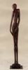 Weibliche Figur I, Holzskulptur, 180 cm